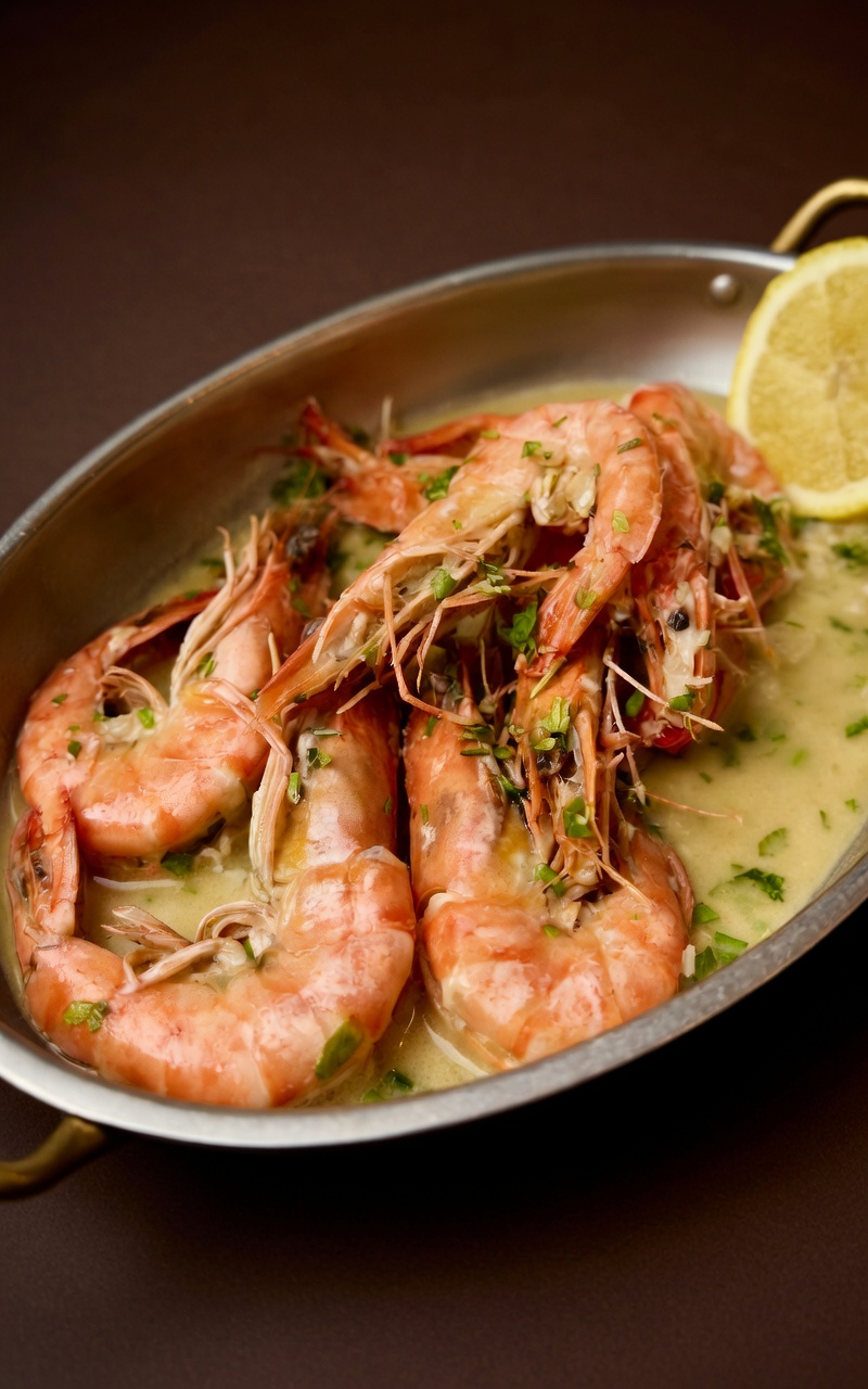 Black Tiger Prawns Délice — fructe de mare Pergola Cotroceni