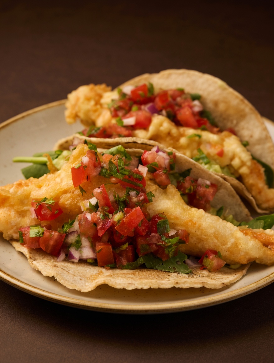 Crispy Salmon Tacos — aperitiv Pergola Cotroceni