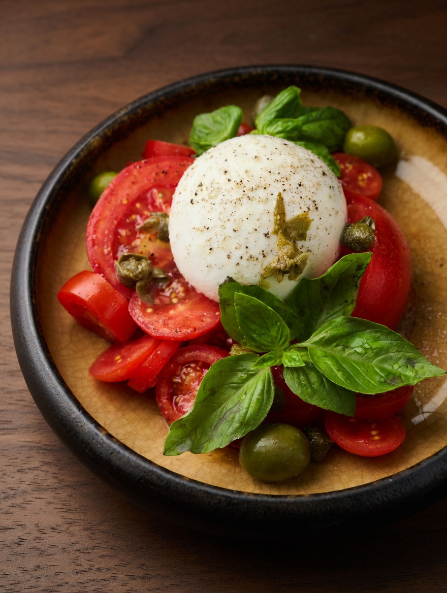 Heart Melting Burrata — aperitiv Pergola Cotroceni